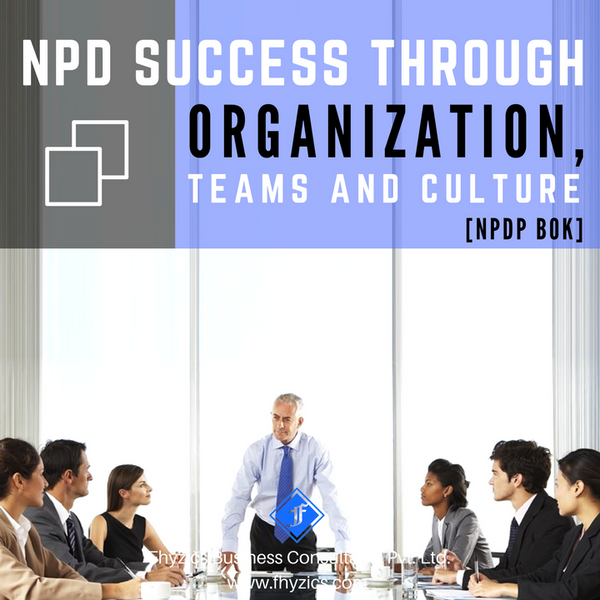NPD Success Through Organization, Teams and Culture (NPDP BOK)